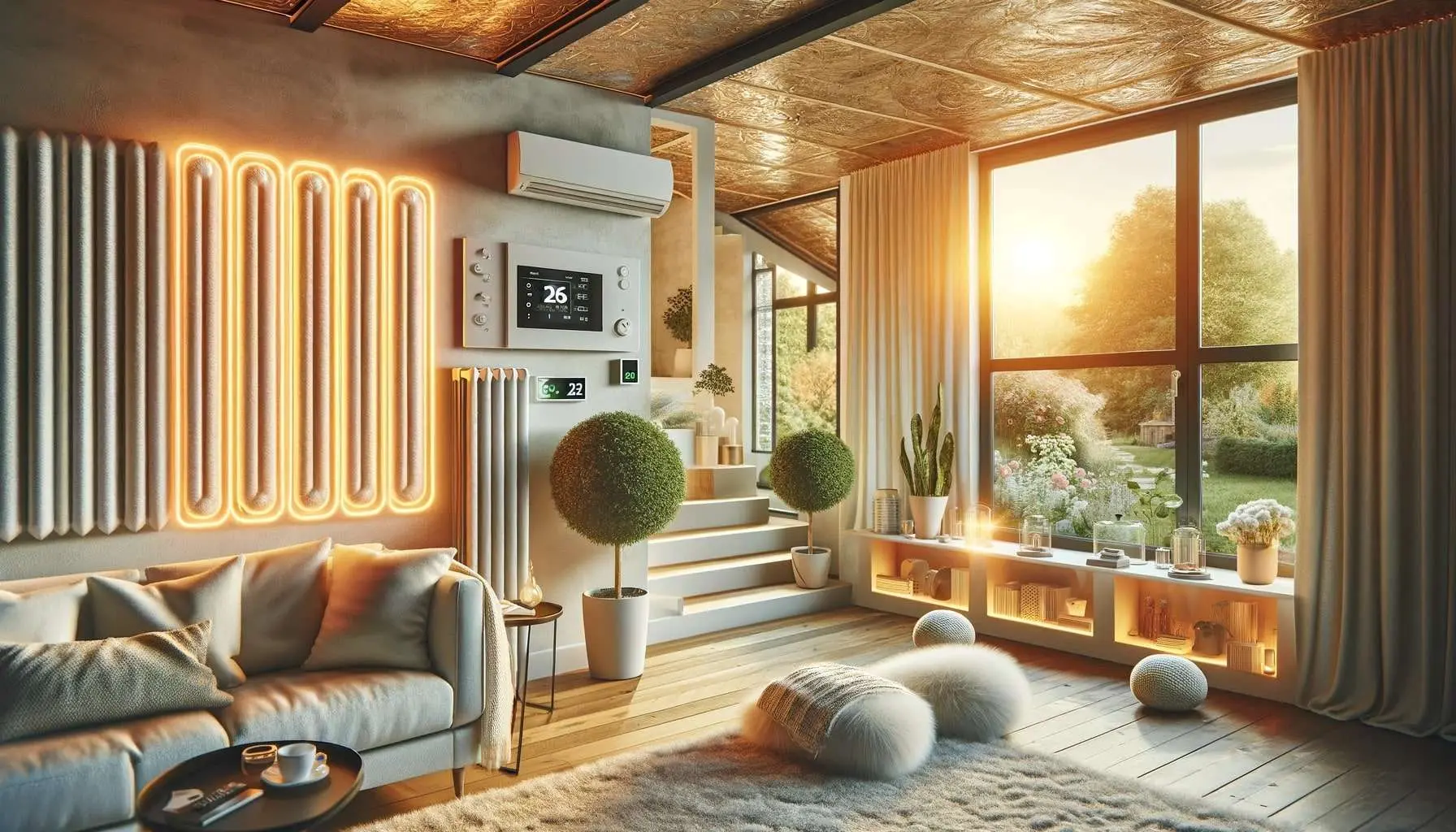 Un ambiente domestico luminoso dedicato alla vita quotidiana